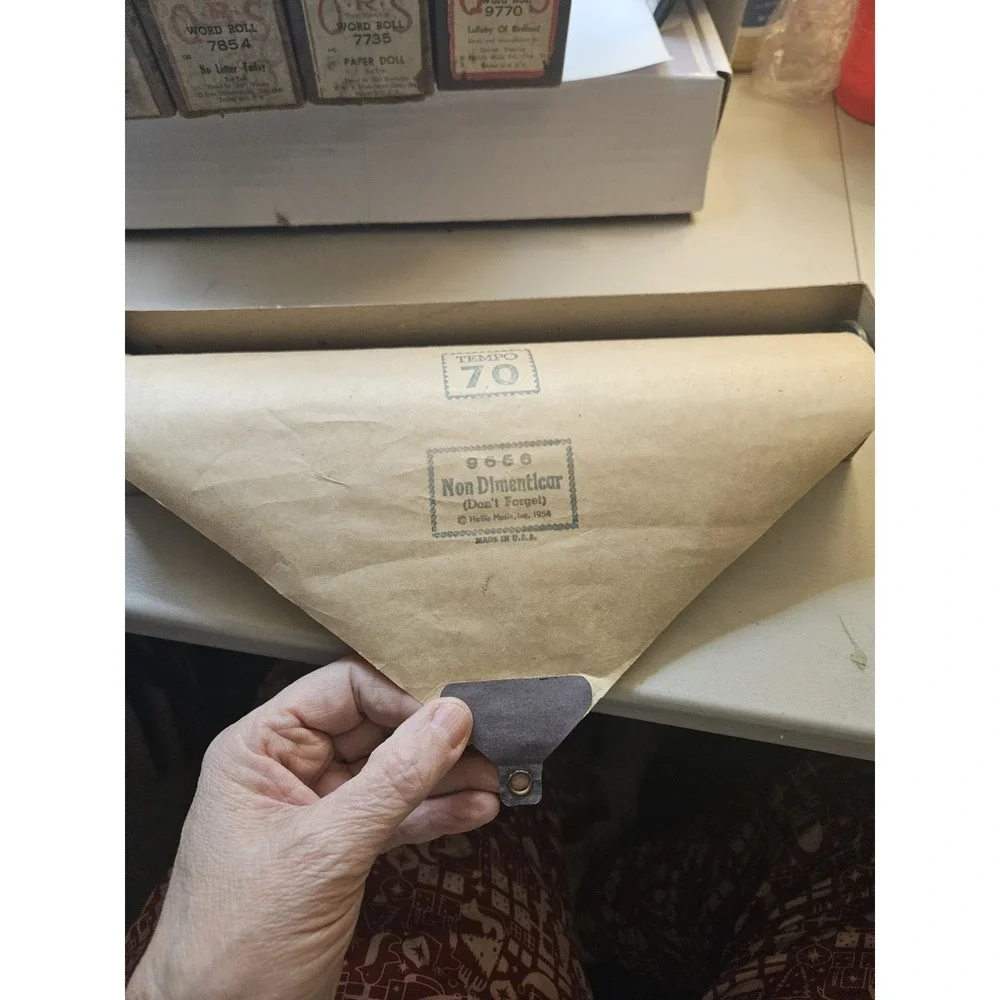 Vintage Lot of 16 QRS Player Piano Rolls (AA)
